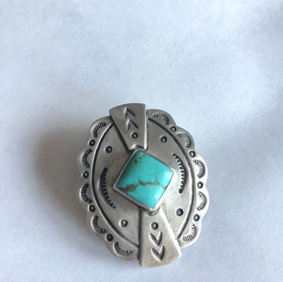 Navajo Temé Sterling Silver Bolo Tie