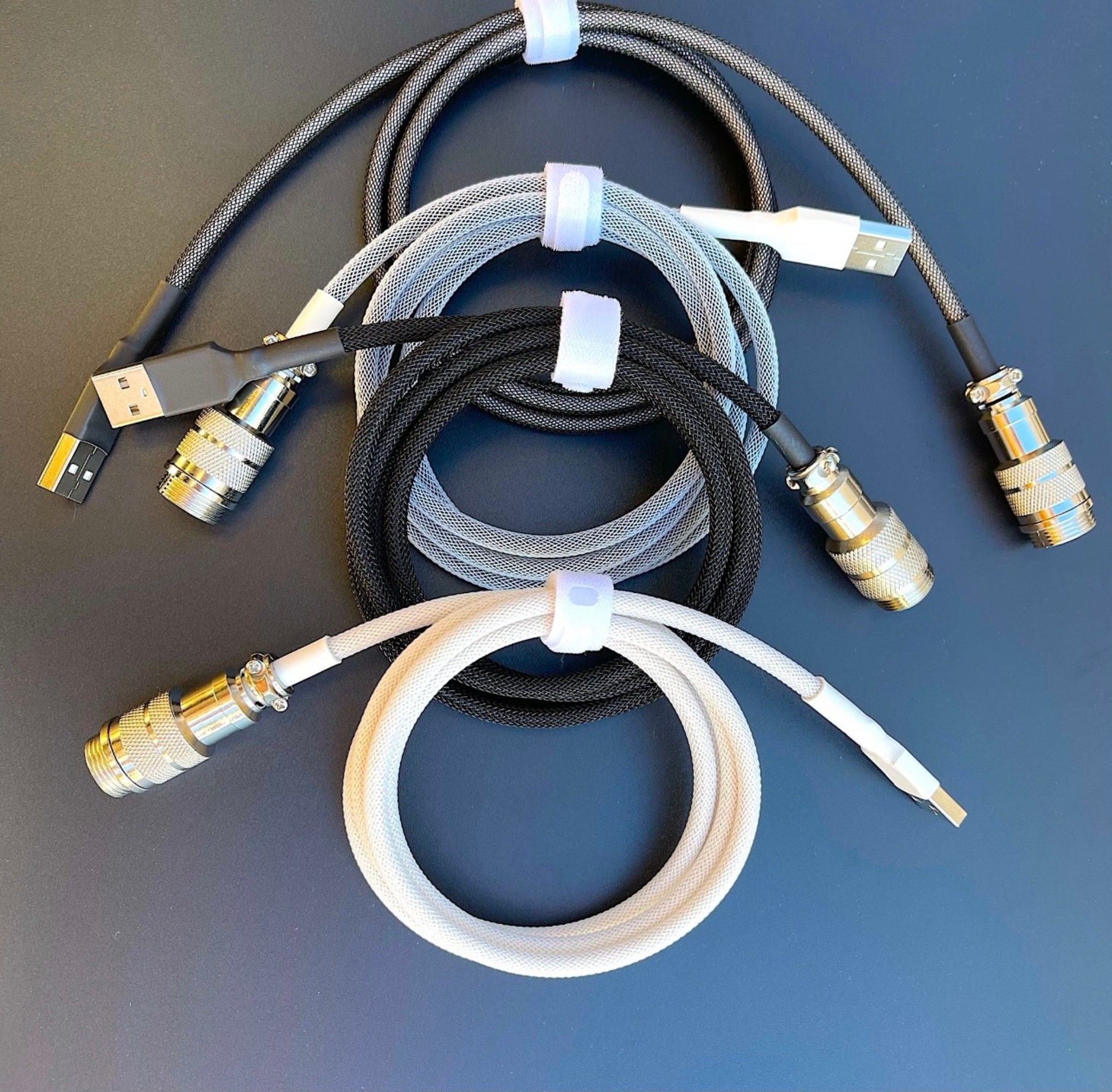 Keyboard COIL Cable Ready Made Etsy