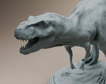 Modelo 3D imprimible del dinosaurio T-Rex - Archivo STL, miniatura de Jurassic Park