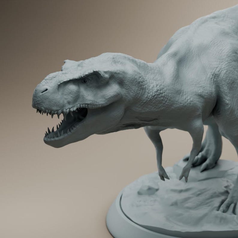 Modelo 3D imprimible del dinosaurio T-Rex - Archivo STL, miniatura de Jurassic Park imagen 1