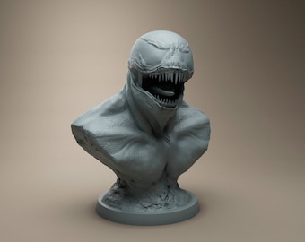 Creepy Venom Villain Miniature STL File for 3D printing