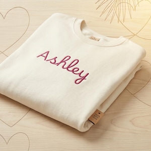 Villa Bombshell de Island Love / Sudadera con cuello redondo y nombre personalizado, top informal con monograma imagen 4