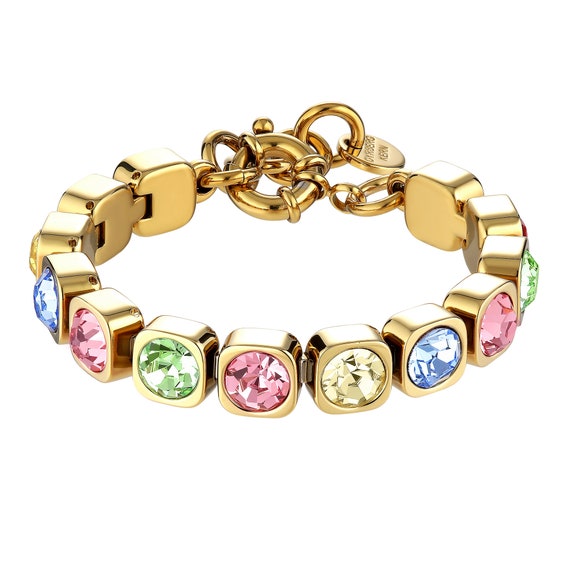 Swarovski tennis outlet bracelet gold
