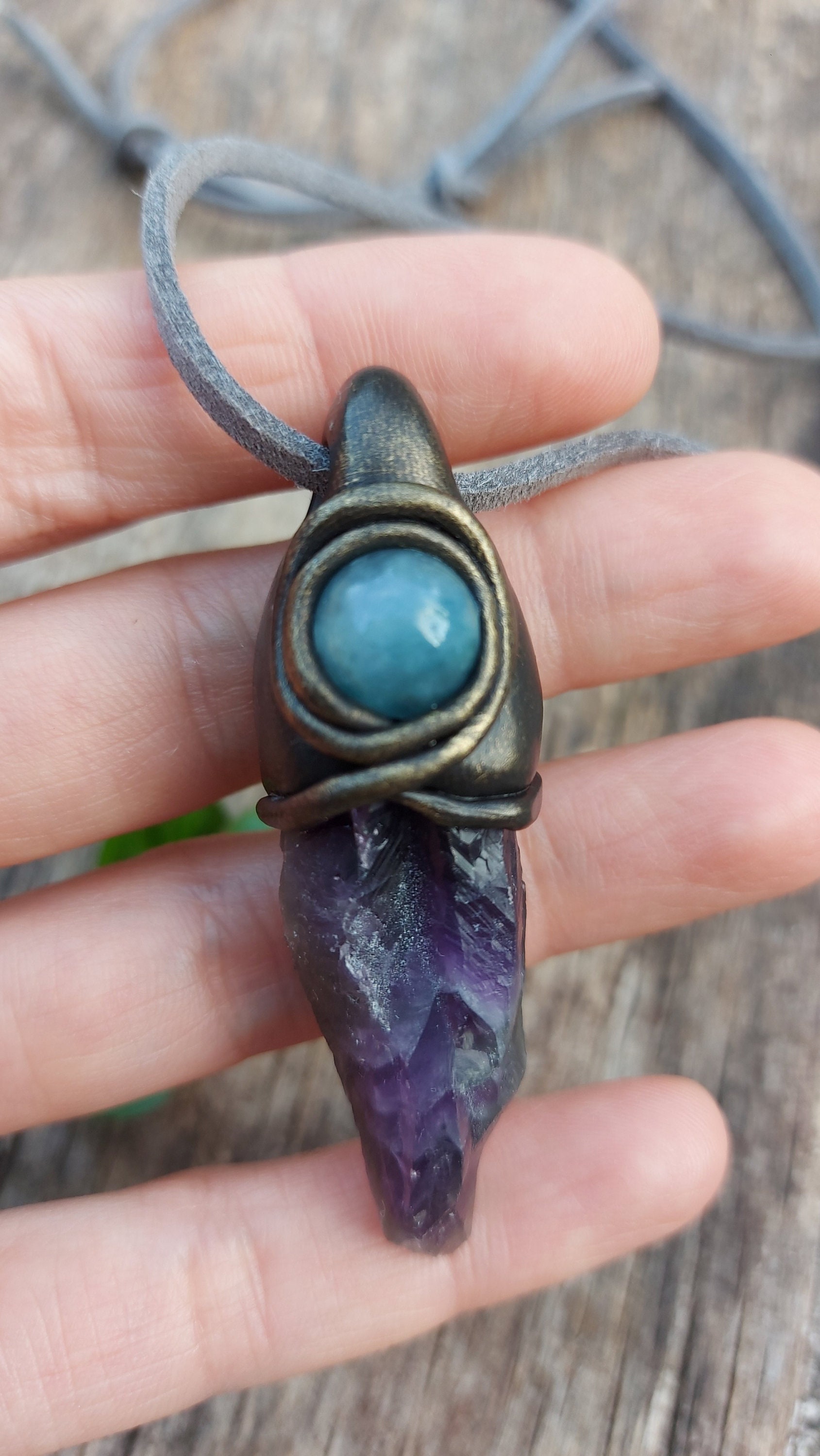 Witch Fairy PendantFantasy amuletMagic talismanAmethyst Etsy Witch Fairy PendantFantasy amuletMagic talismanAmethyst Etsy