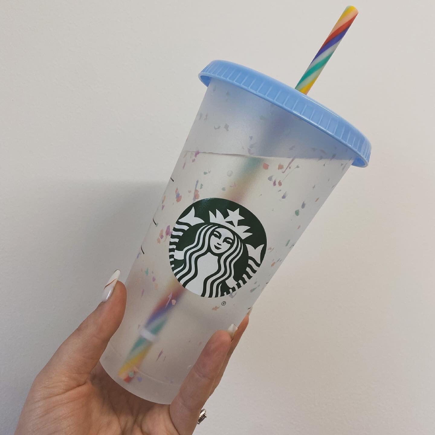 Custom Starbucks Confetti Cup Starbucks cup Custom cup Etsy