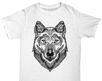 Wolf Totem For Wolf Lovers And Wolf Spirit, Inspirational Gift Idea, Protect Wolves Short-Sleeve Unisex T-Shirt