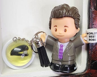 Hefter in Jello Schlüsselanhänger