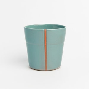 Handcrafted Ceramic Mug Minimalist Artisan Pottery Tumbler Stoneware Mug Without Handle for a Unique Elegant Design