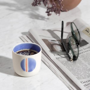 Cute Handmade Espresso Cup Adorable Ceramic Coffee Mug Small Pottery Cup for Espresso Lovers Perfect Gift for Coffee Enthusiasts