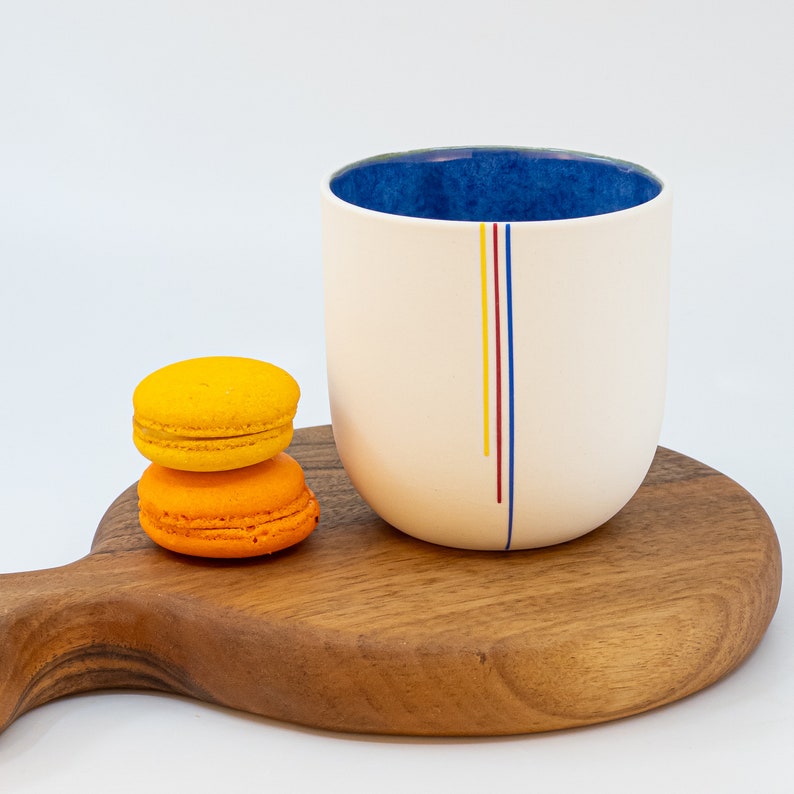 Personalised Handmade Porcelain Mug Custom Cup gift for boyfriend girlfriend mom dad image 3