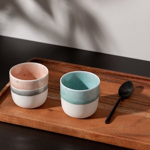 Beautiful Handmade Porcelain Espresso Cup Pottery Tea Cup Unique Gift for Tea Lovers Handcrafted Ceramic Drinkware