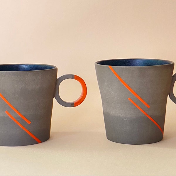 Artistic Pottery Mug For Art Lovers  Artisan Mug