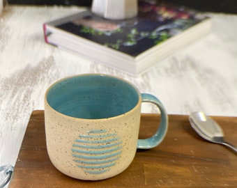 Handmade Speckled Clay Ceramic Mug