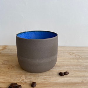 Pottery Mug No Handle Ceramic Mug Handmade Ceramic Coffee Mug Coffee Lovers Gift Tea cup Artistic Coffee Mug, Wine Glass image 7