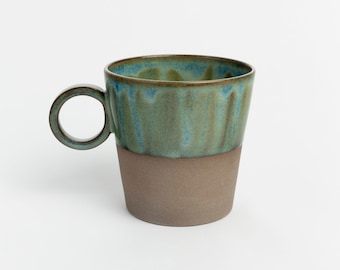 Eenvoudige minimalistische keramische mok aardewerk koffiekopje koffieliefhebbers cadeau theekopje artistieke koffiemok
