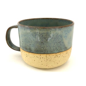 Rustic Decorated Tea and Coffee Mug Large Ceramic Mug for Latte and Cappuccino Perfect Housewarming Gift and Home Decoration