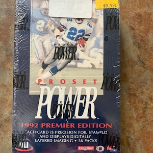 Tsuman888 Heirloom 1992 Proset Power NFL Football Cards Premium Edition - Werksversiegelt.