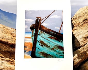 Glanzende gicleeprint van origineel kunstwerk