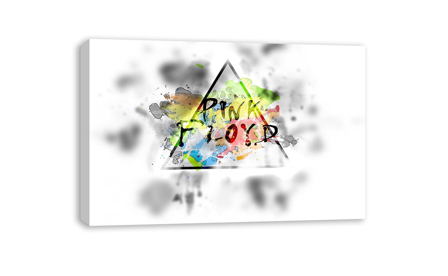 PINK FLOYD ABSTRACT Canvas Wall Art Etsy
