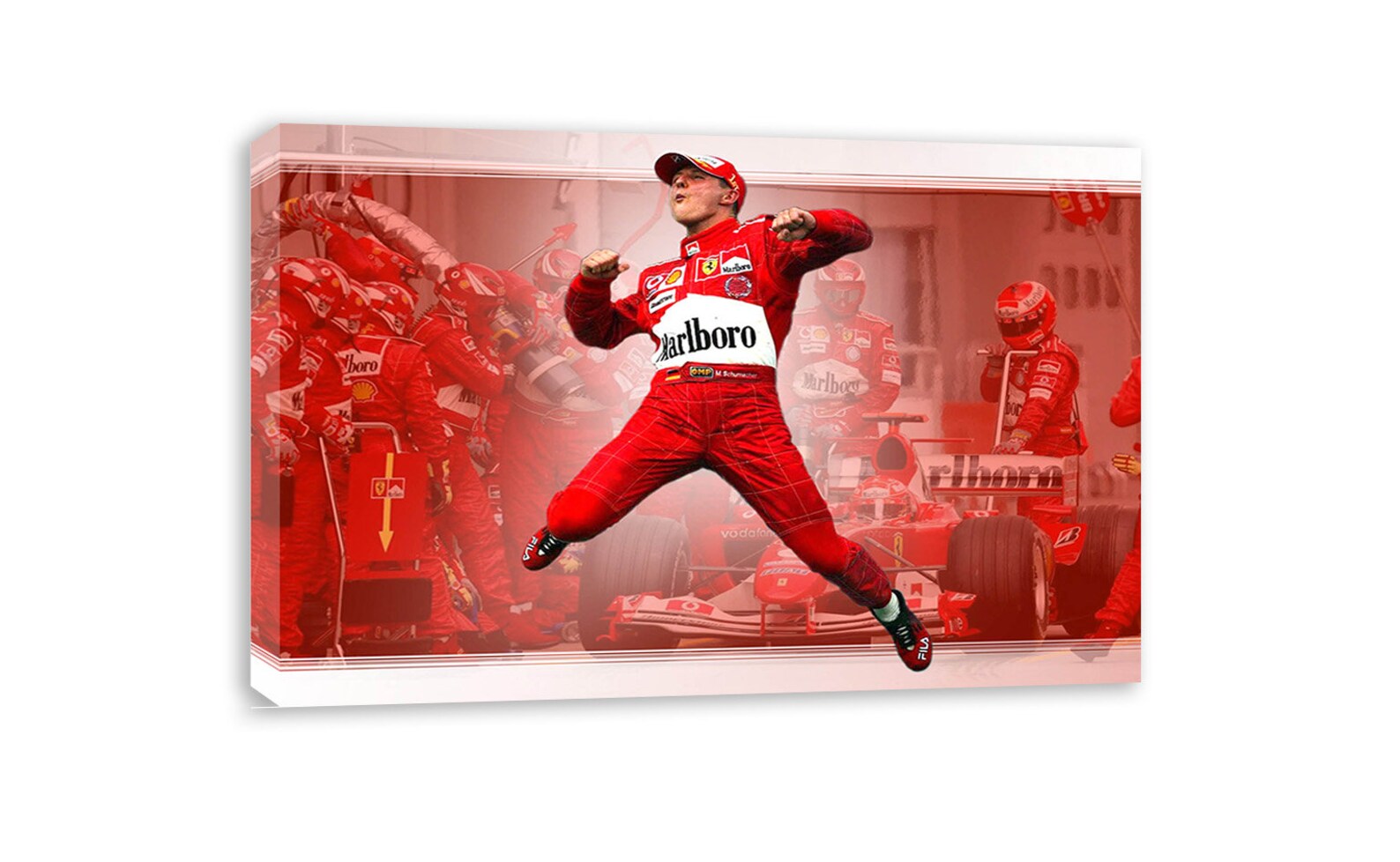 MICHAEL SCHUMACHER F1 LEGEND Canvas Wall Art Etsy