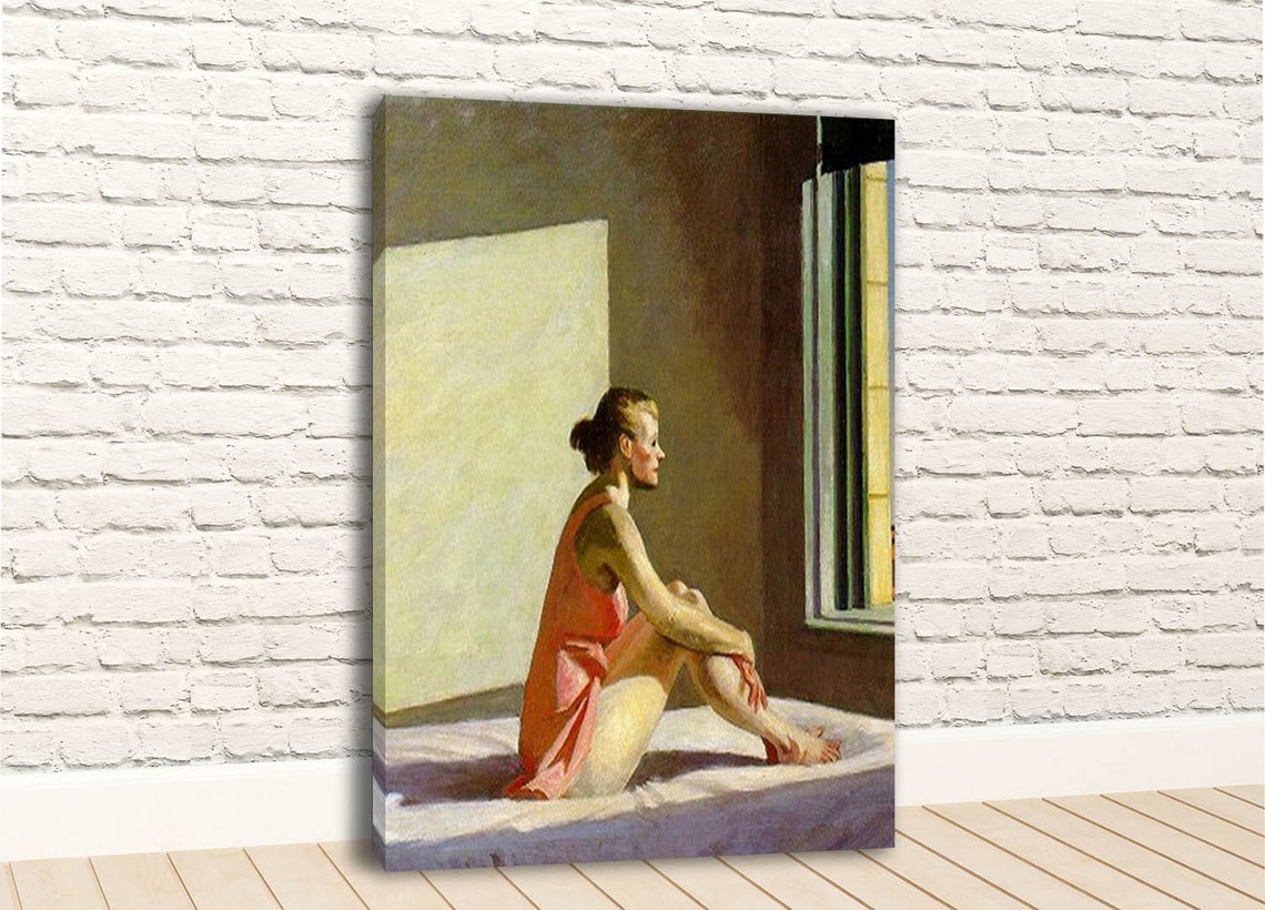 EDWARD HOPPER Morning Sun Canvas Wall Art Etsy