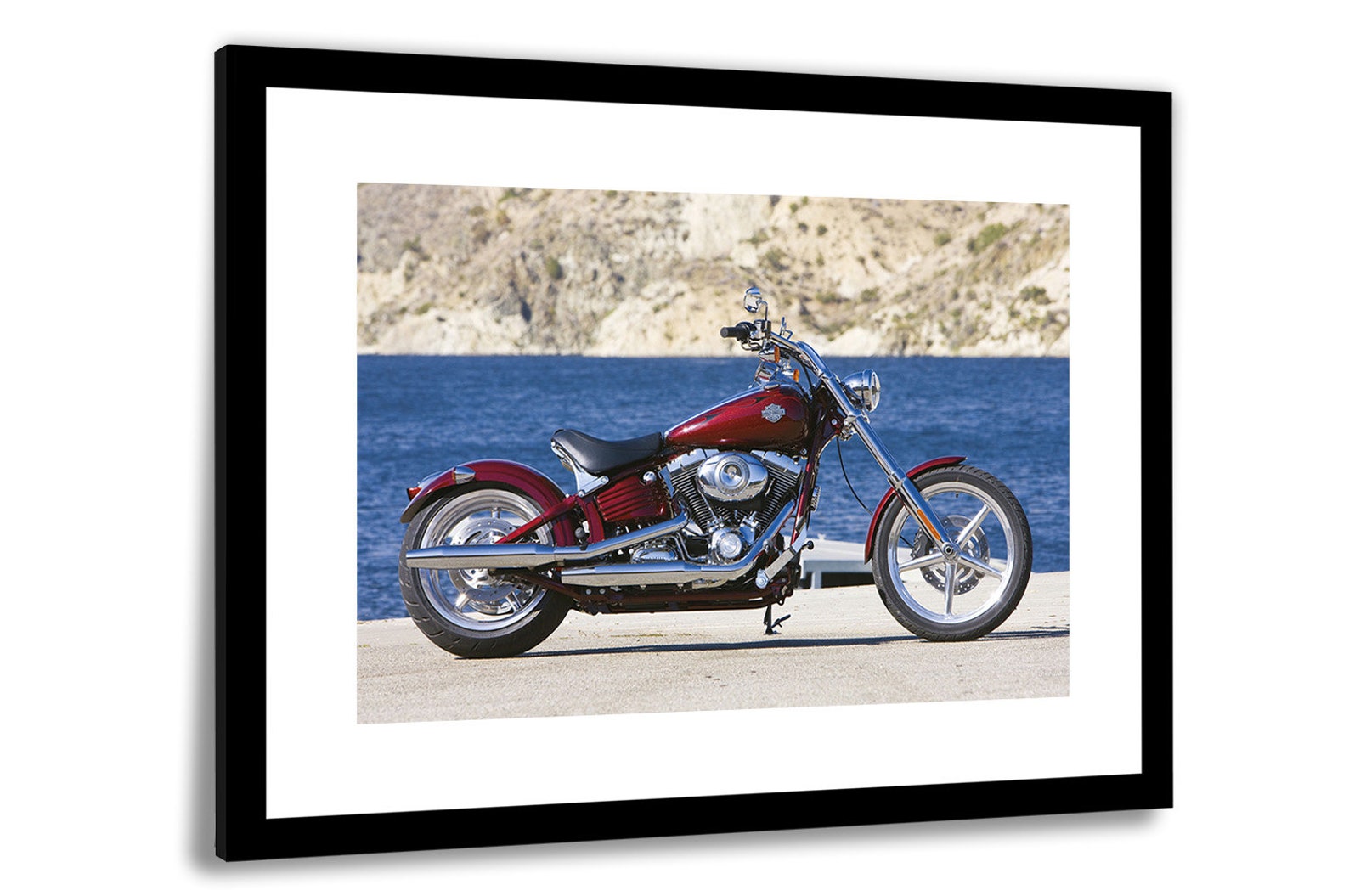 SUPERBIKES Vintage HARLEY DAVIDSON Framed Photo Print Etsy