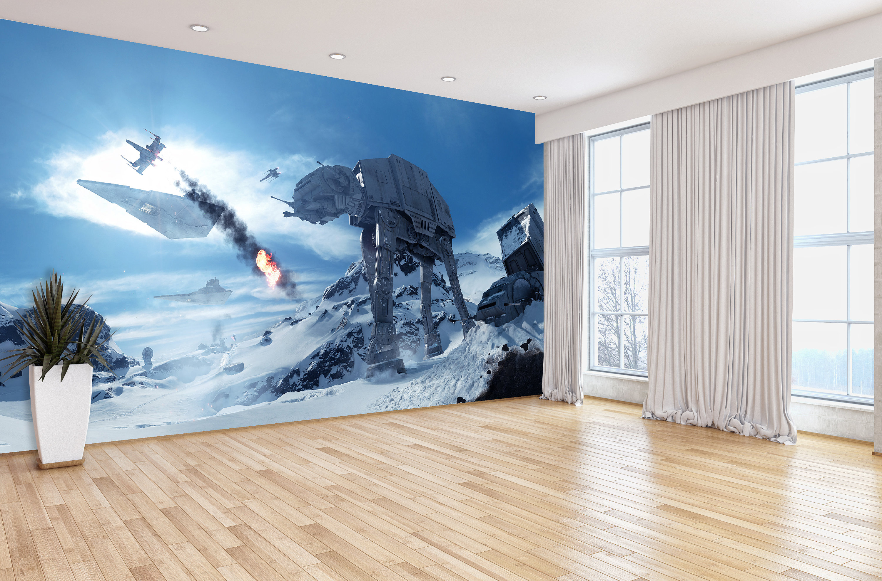 STAR WARS CHARACTERS Wall Mural Wall Print Wallpaper | Etsy