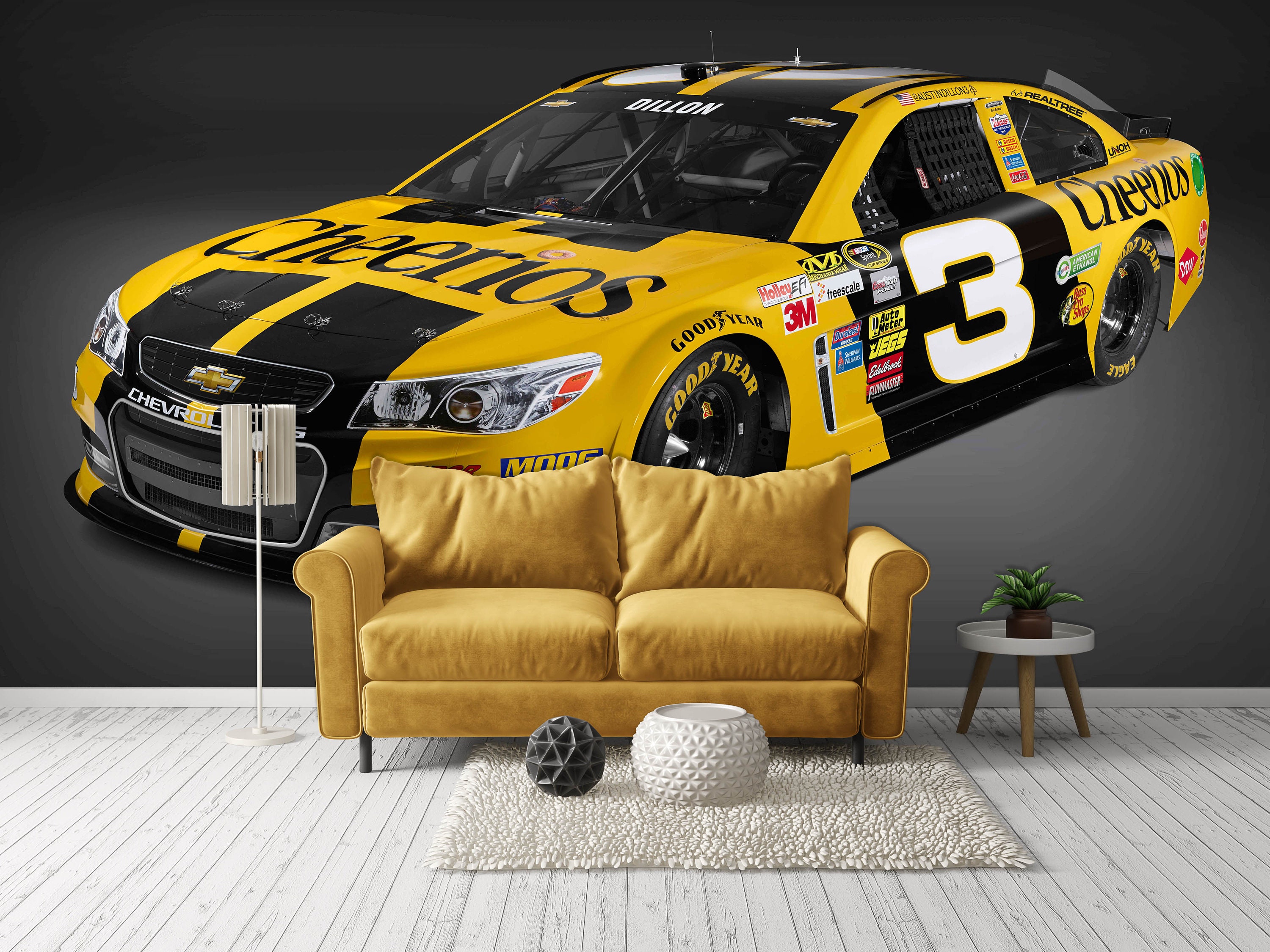 SUPERCARS NASCAR RACING Wall Mural Wall Print Wallpaper Etsy