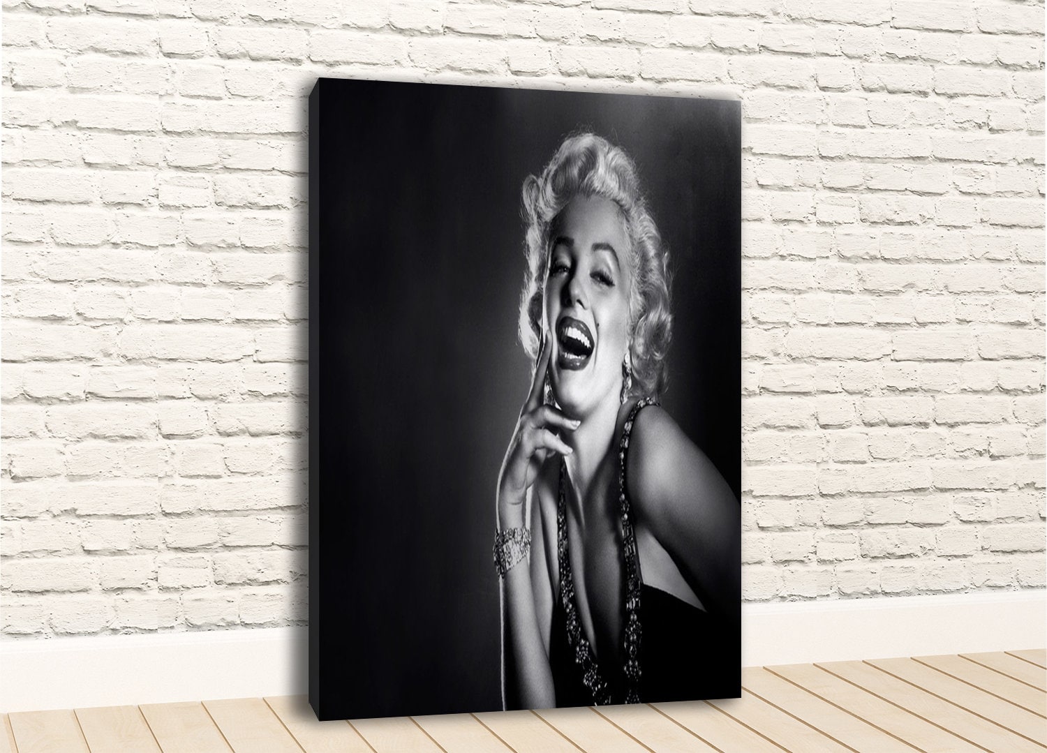 MARILYN MONROE Famous Pose Canvas Wall Art Etsy