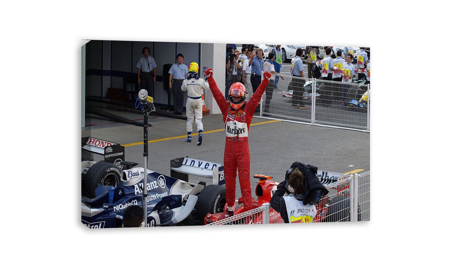 MICHAEL SCHUMACHER F1 LEGEND Canvas Wall Art Etsy