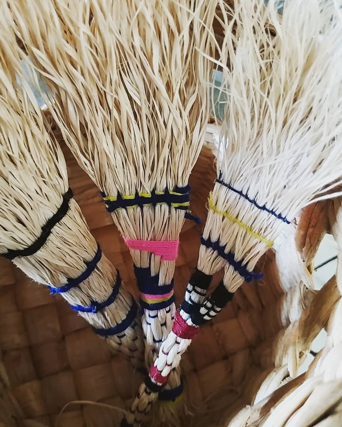 Small hand broom whisk broom / Natural sisal bristle broom Etsy