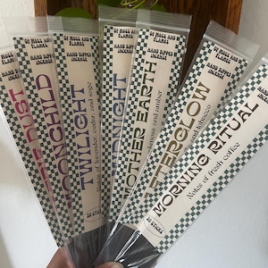 Hand dipped incense packs