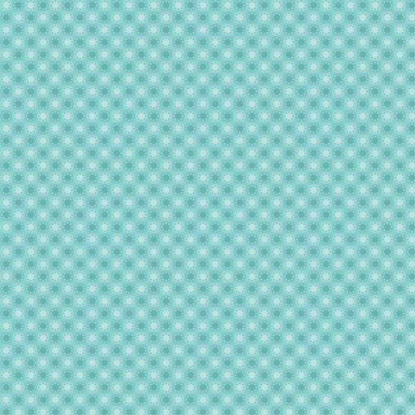 Treasured Threads | Double Crochet - Blue | Modern Cotton Fabric | Amber Johnson - Poppie Cotton | Quilting Apparel Home Decor