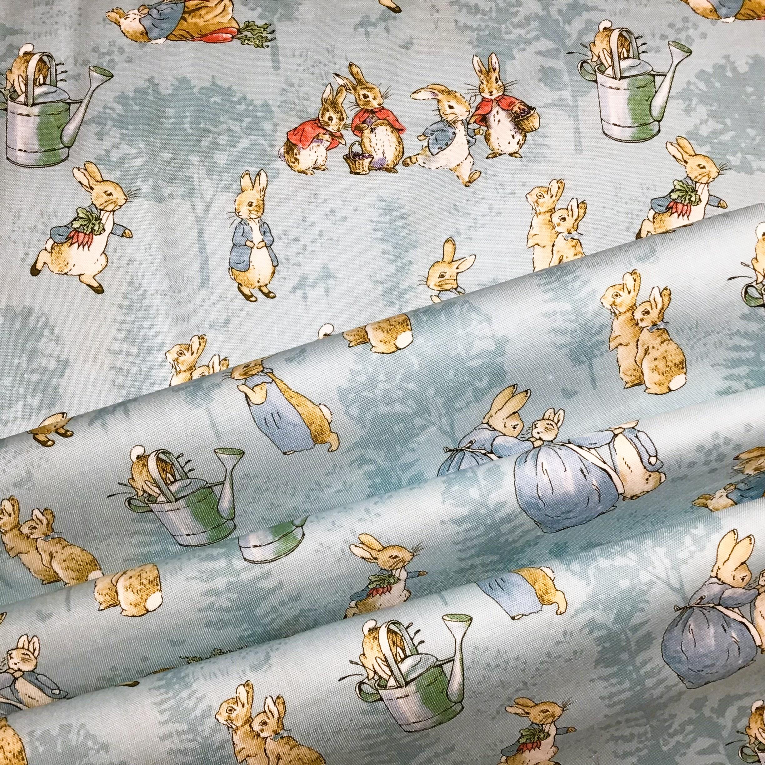 The Tale of Peter Rabbit™ | Beatrix Potter | Cotton Fabric | Riley ...