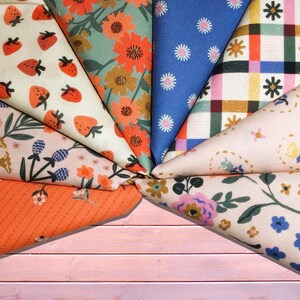 Strawberries - Floral Frenzy - Samantha Johnson - Cloud 9 Fabrics - Poplin Strawberries - Floral Frenzy - Samantha Johnson - Cloud 9 Fabrics - Poplin