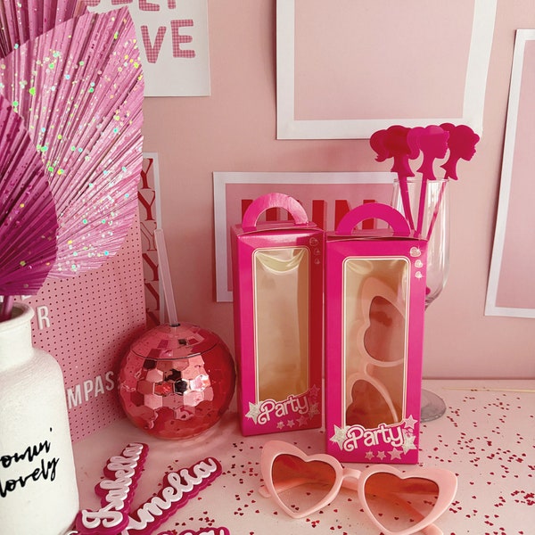 Barbie Style Party Bags | Girls Party Bags | Hen Party Bags | Sunglass boxes