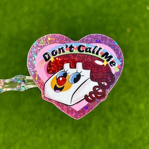 Don’t Call Me, Hotline Semi Glitter Sticker