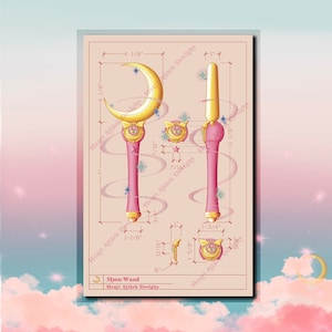 Moon Wand 11&quot;x17&quot; Print
