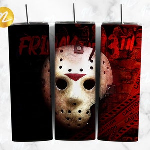 Jason Voorhees Becher: 20 Unzen Skinny Horrorfilm Design (Digitaler Download)