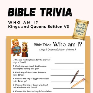 Quiz sulla Bibbia per adolescenti: "Chi sono io?" - Domande stampabili sulla Bibbia, Quiz sulla Bibbia per adulti, Attività di studio biblico per gruppi di giovani
