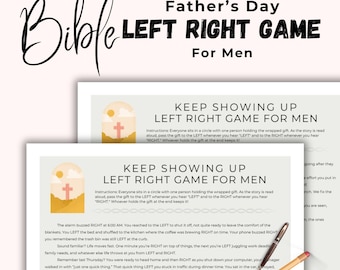Giochi di società per la festa del papà, gioco "Sinistra destra" per l'amore di Dio, gioco "Passa il premio" per adolescenti, gioco "Sinistra destra" per adulti