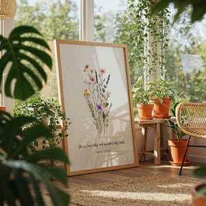 Psalm 139 14 Wandkunst, inspirierende Bibel Vers druckbar, Kinderzimmer Dekor, christliche Kunst für Kinder, Wildblumen Schrift Kunst, christliches Geschenk