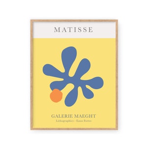 Henri Matisse Premium Matte Poster, Matisse Wall Art, Galerie Maeght Poster