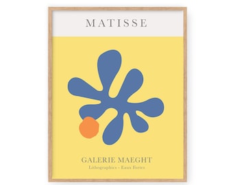 Henri Matisse Art Print, Cartel de la exposición Galerie Maeght