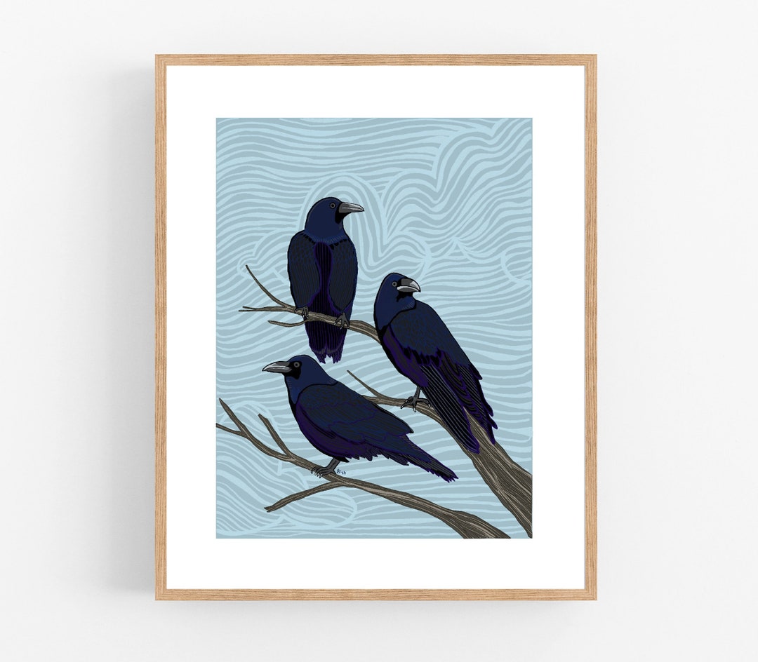 Buy Ravens / an Unkindness of Ravens / Collective Animal Art / Online