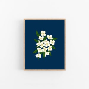 Syringa Color Illustration Print / Printable / Art / Digital Download ...