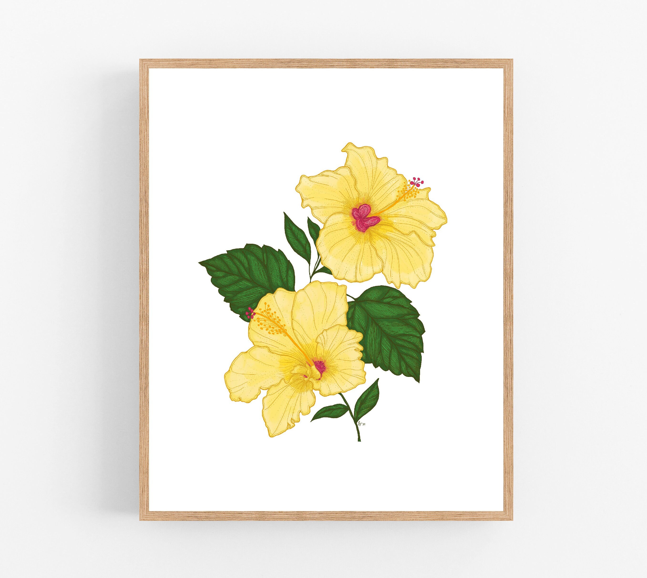 油絵 花絵 油絵 絵画【白と黄色花】 - メルカリ