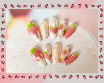 Korean Nails Etsy