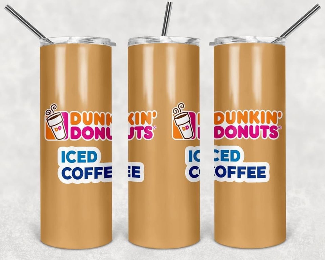 Dunkin Donuts 20 oz. Skinny Tumbler Etsy