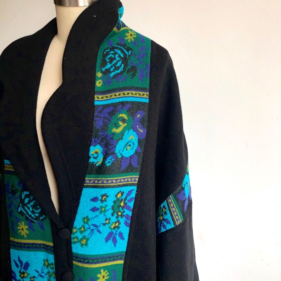 Vintage French Chacok Merino Wool Coat 1990s - image 7